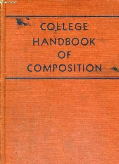 COLLEGE HANDBOOK OF COMPOSITION | Immagine principale