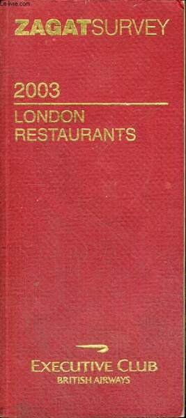 LONDON RESTAURANTS 2003 | Immagine principale