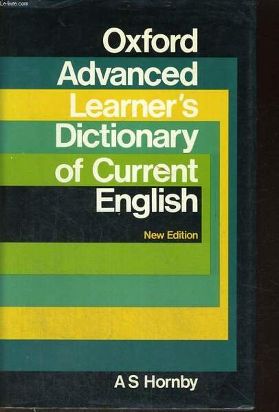 OXFORD ADVENCED LEARNER'S DICTIONARY OF CURRENT ENGLISH | Immagine principale