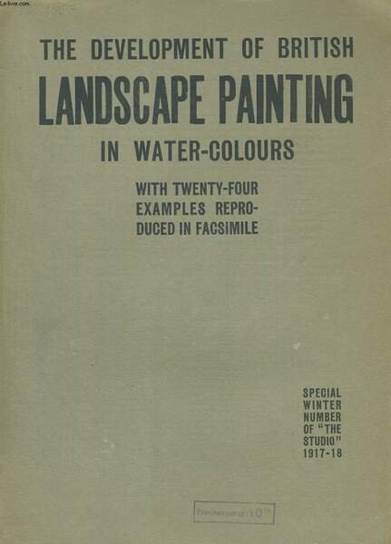 THE DEVLOPMENT OF BRITISH LANDSCAPE PAINTING IN WATER-COLOURS | Immagine principale