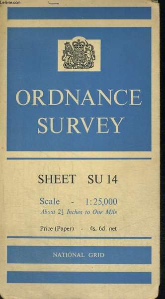 ORDNANCE SURVEY, SHEET SU 14 | Immagine principale