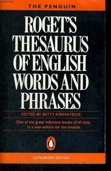 ROGET'S THESAURUS OF ENGLISH WORDS AN PHRASES | Immagine principale