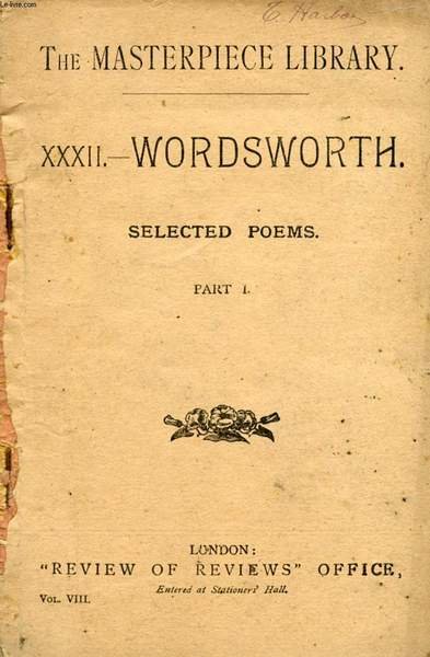 SELECTED POEMS, PART I | Immagine principale