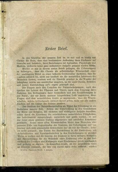 CHEMISCHEN BRIEFE | Immagine principale