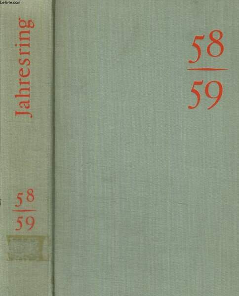 JAHRESRING 58/59 | Immagine principale
