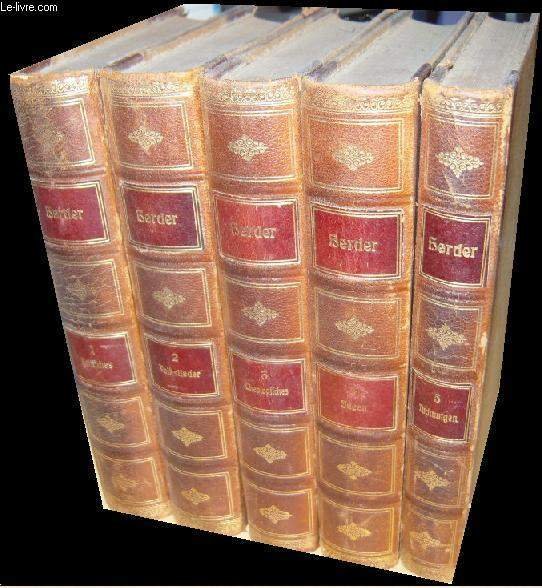 HERDERS WERKE. 5 B�NDEN. BAND 1: KRITISCHES. BAND 2: VOLKSLIEDER. … | Immagine principale