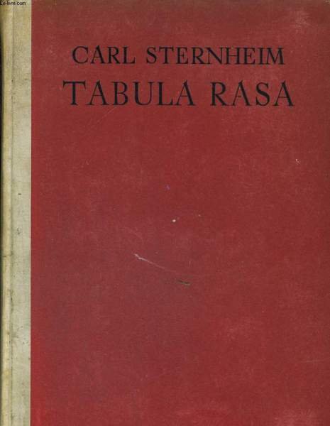 TABULA RASA. EIN SCHAUSPIEL.