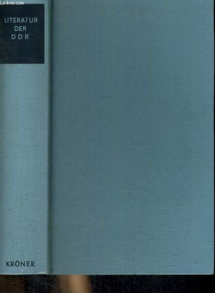 LITERATUR DER DDR IN EINZELDARSTELLUNGEN | Immagine principale