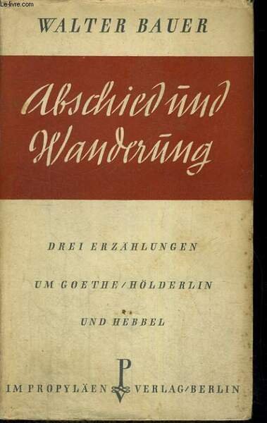 ABSCHIED UND WANDERUNG | Immagine principale