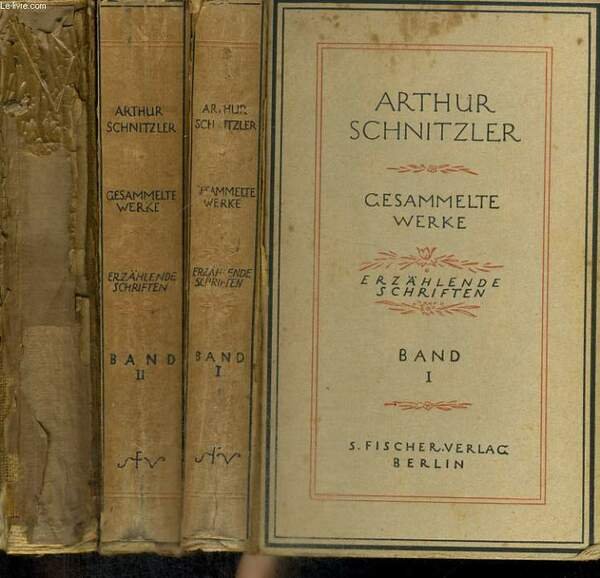 GESAMMELTE WERKE. ERZ�HLENDE SCHRIFTEN. 3 B�NDEN | Immagine principale