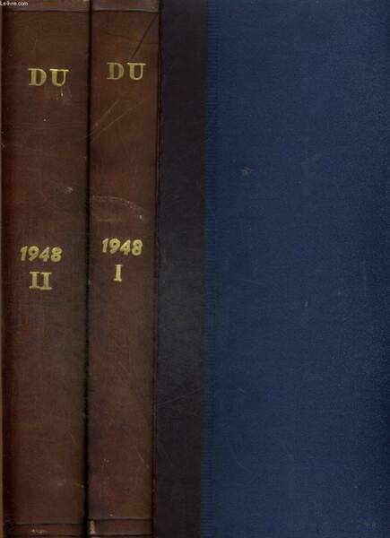 SCHWEIZERISCHE MONATSSCHRIFT 1948, I UND II. VON FEBRUAR BIS ZU … | Immagine principale