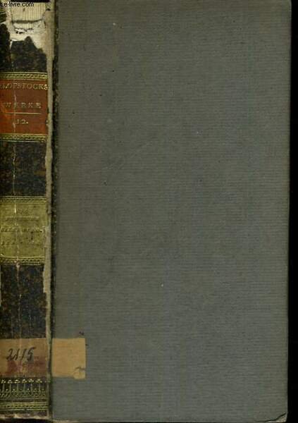 S�MMTLICHE WERKE. ZW�LFTER THEIL. DIE DEUTSCHE GELEHRTENREPUBLIK, IHRE EINRICHTUNG, IHRE … | Immagine principale