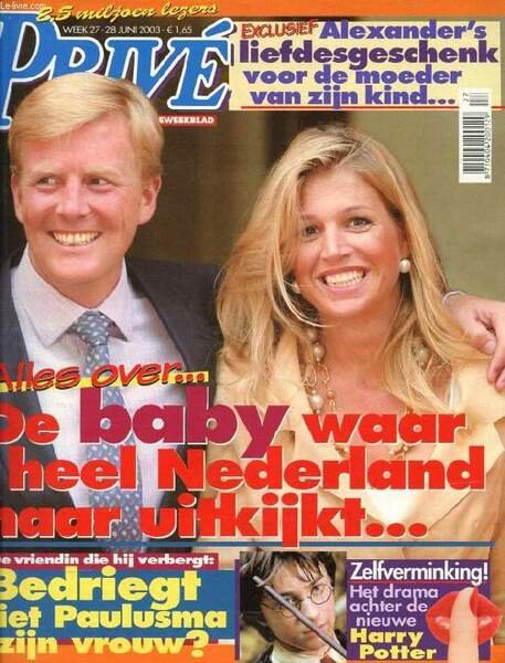 PRIV�, WEEK 27, JUNI 2003, NEDERLANDS GROOTSTE FAMILIEWEEKBLAD (Inhoud: Alles …