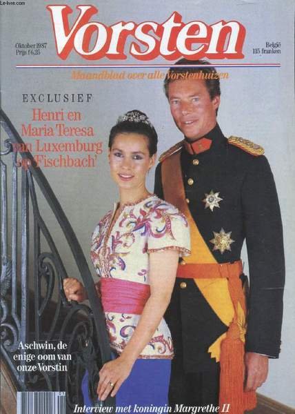 VORSTEN, OKT. 1987 (Inhoud: Exclusief, henri en Maria Teresa van Luwemburg op 'Fischbach'. Aschwin, de enige oom van onze Vorstin. Interview met Margrethe II.)