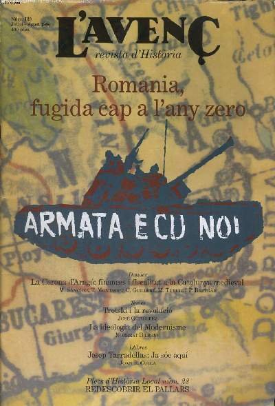 L'AVENC, REVISTA D'HISTORIA, N�139, JULIOL/AGOST 1990, ROMANIA, FUGIDA CAP A L'ANY ZERO. DOSSIER: LA CORONA D'ARAGO: FINANCES I FISCALITAT A AL CATALUNYA MEDIEVAL per MANUEL SANCHEZ. TROTSKI I LA REVOLUCIO per JOSE GUTIERREZ.