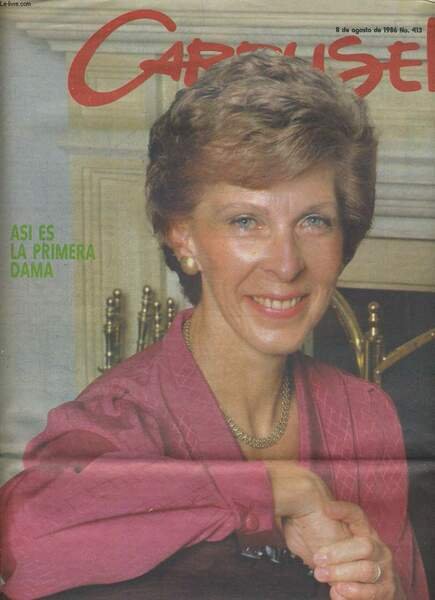 LOT DU JOURNAL EL TIEMPO, VERNES 8 DE AGOSTO DE 1986 + MAGAZINE CARRUSEL, N�413, 8 DE AGOSTO DE 1986. CIRCULA CON EL TIEMPO. ASI ES LA PRIMERA DAMA : TEXTO Y FOTOS EXCLUSIVAS DE HERNAN DIAZ. EJERCICIOS DE MANTENIMIENTO.