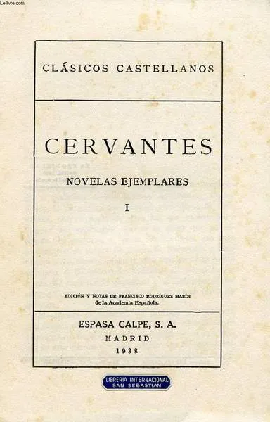NOVELAS EJEMPLARES, TOMO I | Immagine principale