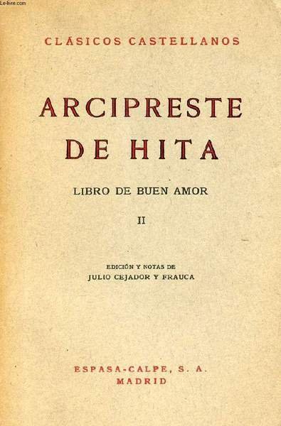 LIBRO DE BUEN AMOR, II, CL�SICOS CASTELLANOS, N� 17