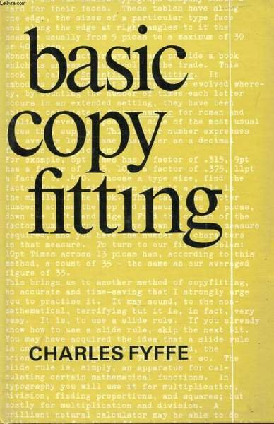 BASIC COPY FITTING