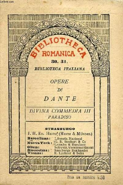 LA DIVINA COMMEDIA III, PARADISO