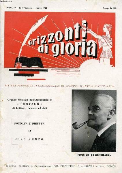 ORIZZONTI DI GLORIA, ANNO V, N� 1, GENNAIO-MARZO 1965