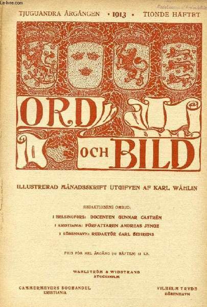 ORD OCH BILD, TJUGUANDRA �RG�NGEN, 1913, TIONDE H�FTET (INNEH�LL: Napoleons … | Immagine principale