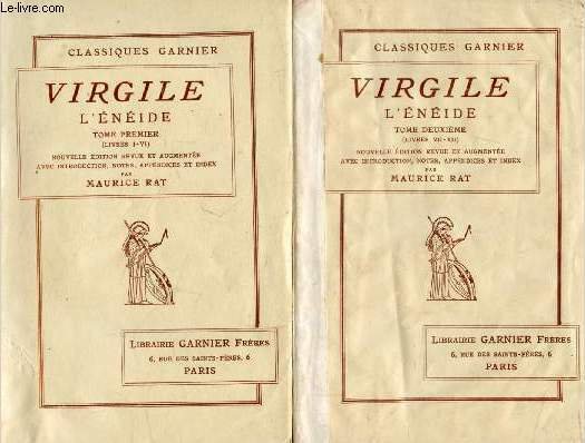 L'ENEIDE, 2 TOMES (LIVRES I-XII)