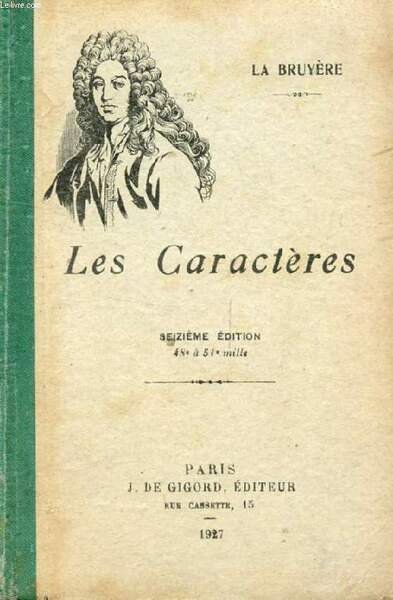 LES CARACTERES | Immagine principale