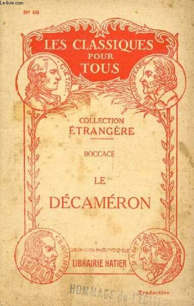 LE DECAMERON, Contes Choisis (Traduction) (Les Classiques Pour Tous)