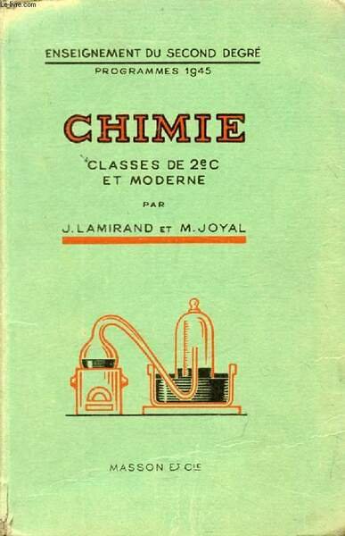 CHIMIE, CLASSES DE 2de C ET MODERNE | Immagine principale