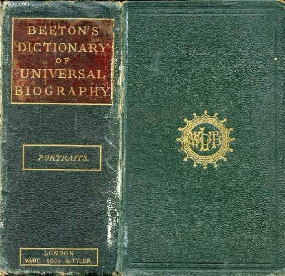 BEETON'S DICTIONARY OF UNIVERSAL BIOGRAPHY, Being the Lives of Eminent … | Immagine principale