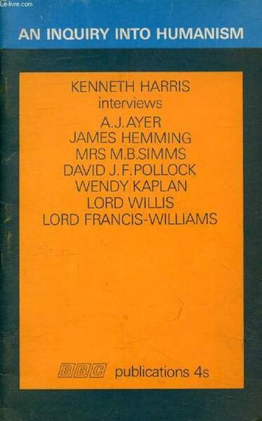 AN INQUIRY INTO HUMANISM, Six Interviews from the BBC Home … | Immagine principale