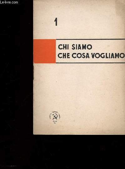 Chi siamo, che cosa vogliamo. Discorso tenuto da Palmiro Togliatti …