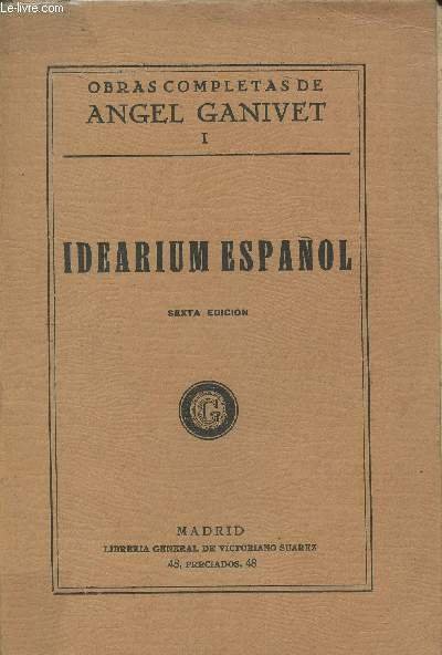 Idearum Espanol (obras completas vol 1)