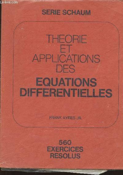 Theorie et applications de equations différencielles- Série Schaum