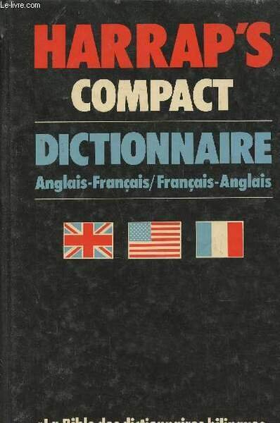Harrap's compact dictionnaire anglais/français-Français/Anglais