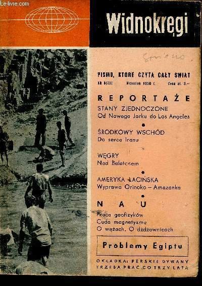 Widnokregi (Pismo, Ktore czyta caly swiai), n°9 (63), 1956 : …