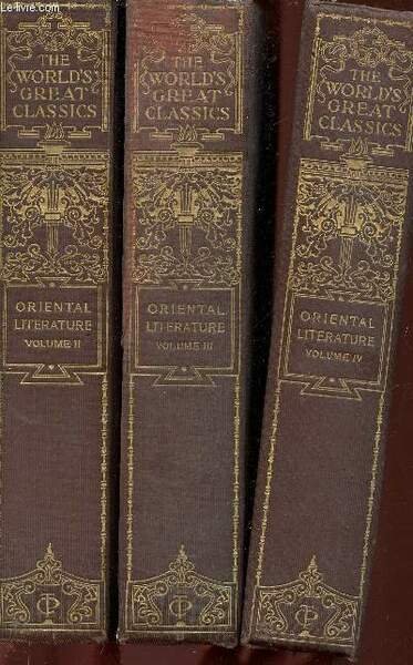 Oriental Literature. Volumes II à IV (3 volumes) : Vol. … | Immagine principale