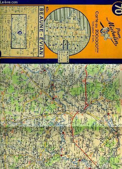 CARTE MICHELIN N�70