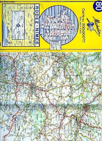CARTE MICHELIN N�80