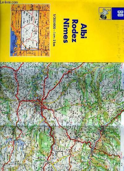 CARTE MICHELIN N�80