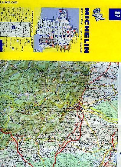 CARTE MICHELIN N�87
