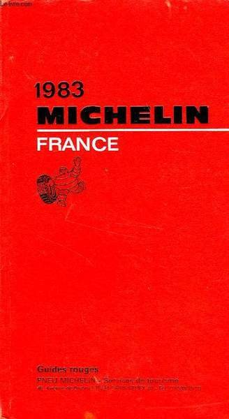 GUIDE ROUGE MICHELIN France