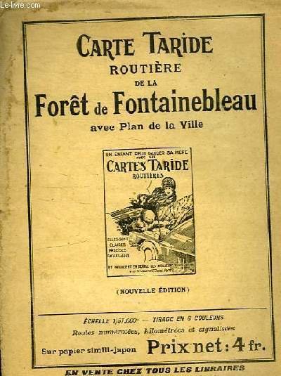 CARTE ROUTIERE DE LA FORET DE FONTAINEBLEAU AVEC PLAN DE … | Immagine principale
