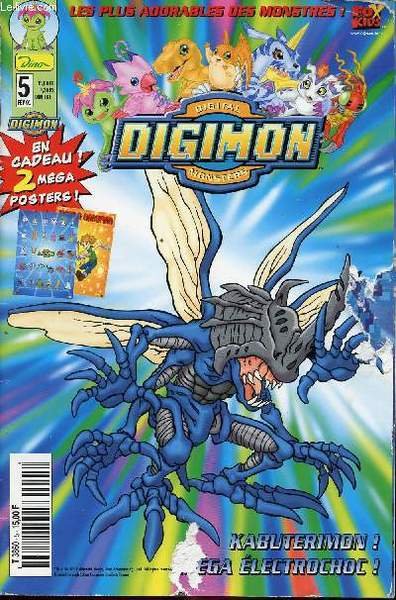 Digimon, Digital Monsters - n�5 - Kabuterimon ! M�ga Electrochoc …