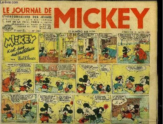 Le journal de Mickey - 7eme année - n°284 - …