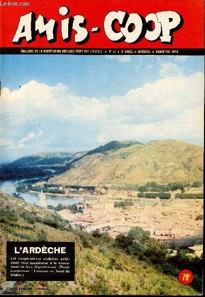 Amis-Coop - Mensuel Novembre 1963 - n�57 - L'ard�che