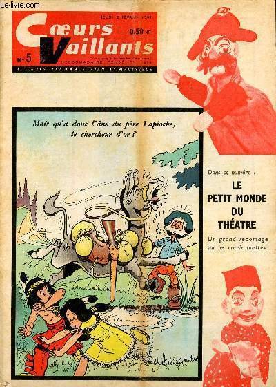 Coeurs Vaillants - ann�e 1961 - hebdomadaires n�5 + 9 …
