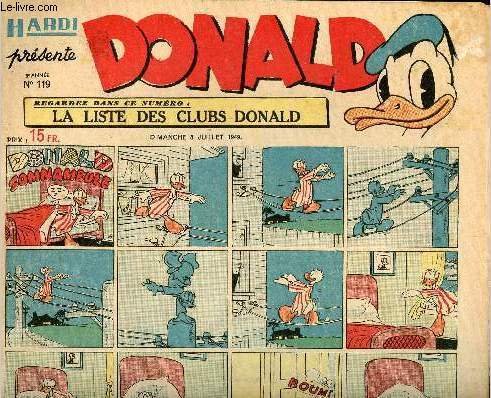 Donald (Hardi pr�sente) - n� 119 - 3 juillet 1949 …