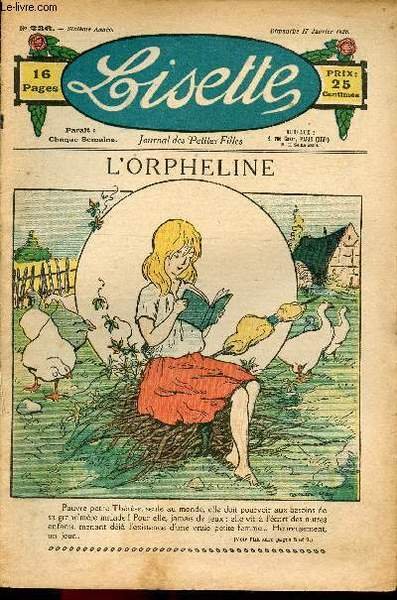 Lisette - n� 236 - 17 janvier 1926 - Savoir …